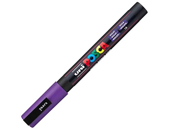 Posca Marcador PC-3M Punta Cónica 0,9-1,3 mm Violeta