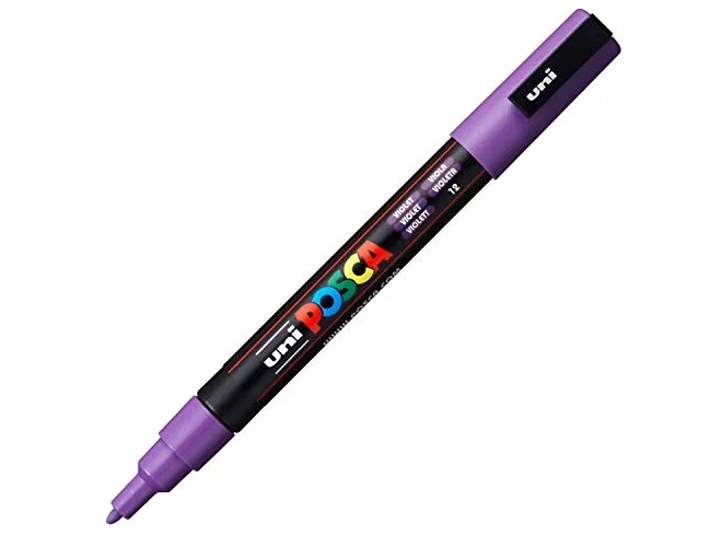 Posca Marcador PC-3M Punta Cónica 0,9-1,3 mm Violeta