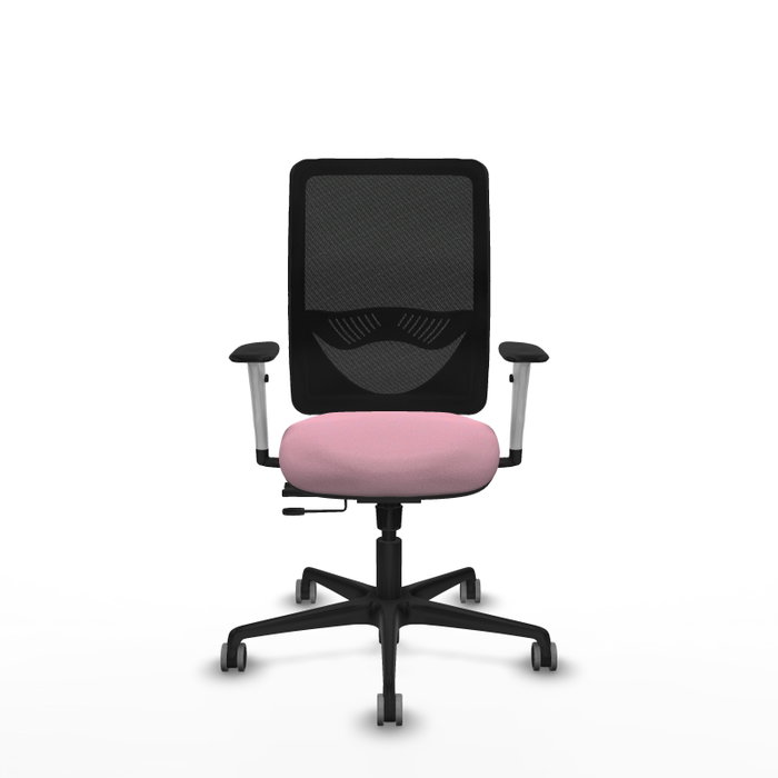 PIQUERAS Y CRESPO Silla de oficina Zulema Rosa y Negro con mecanismo Sincro/Traslack PIQUERAS Y CRESPO Silla de oficina Zulema Rosa y Negro con mecanismo Sincro/Traslack