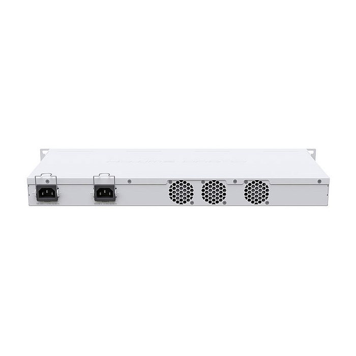 MikroTik CRS326-24S+2Q+RM Switch Gestionado L3, 24 Puertos SFP+ 10G y 2 Puertos QSFP+, Montaje en Rack 1U, Capacidad 640 Gbit/s, Blanco