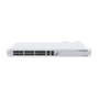 MikroTik CRS326-24S+2Q+RM Switch Gestionado L3, 24 Puertos SFP+ 10G y 2 Puertos QSFP+, Montaje en Rack 1U, Capacidad 640 Gbit/s, Blanco