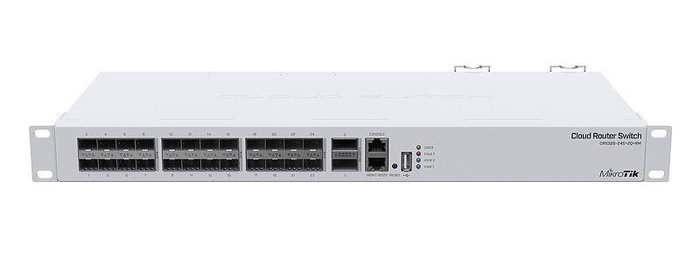 MikroTik CRS326-24S+2Q+RM Switch Gestionado L3 con 24 SFP+ y 2 QSFP+