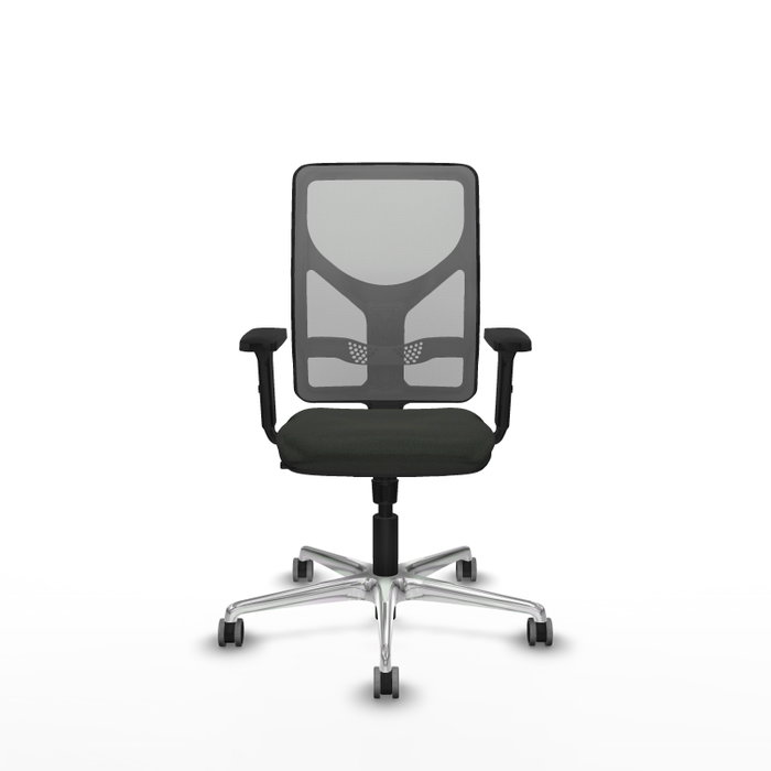 PIQUERAS Y CRESPO Silla de oficina Motilla con mecanismo Sincro, Negro y Gris PIQUERAS Y CRESPO Silla de oficina Motilla con mecanismo Sincro, Negro y Gris
