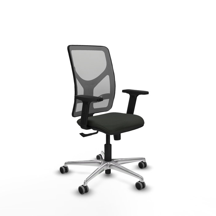 PIQUERAS Y CRESPO Silla de oficina Motilla con mecanismo Sincro, Negro y Gris PIQUERAS Y CRESPO Silla de oficina Motilla con mecanismo Sincro, Negro y Gris