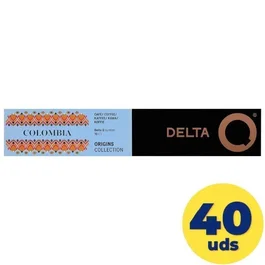 Cafeteras cÁpsula delta q colombia para delta caja de 40