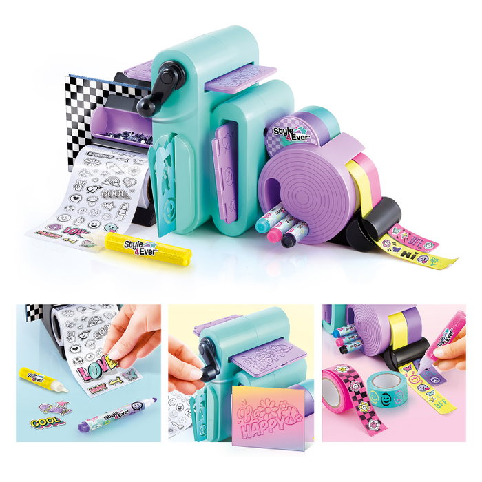 Canal Toys Style 4 Ever - Estudio de Scrapbooking 3 en 1 con máquina de gofrnado