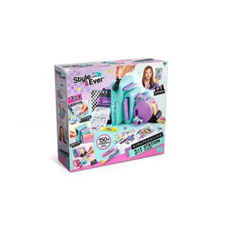 Canal Toys Juego Super Taller Decoración 3 en 1 con más de 150 Accesorios para Personalizar Libretas, Cartas y Decoración de Habitación