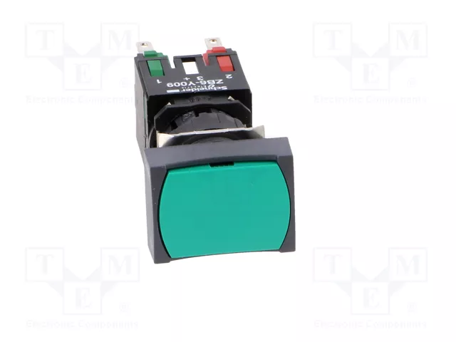 SCHNEIDER ELECTRIC Interruptor de presión Harmony XB6 verde NC + NA SCHNEIDER ELECTRIC Interruptor de presión Harmony XB6 verde NC + NA