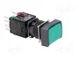 SCHNEIDER ELECTRIC Interruptor de presión Harmony XB6 verde NC + NA