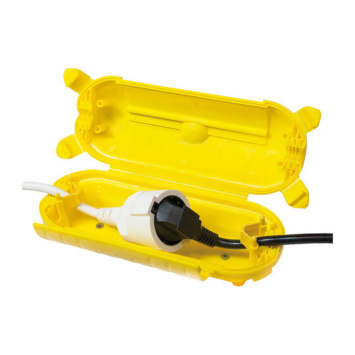 LogiLink Caja de protección para cables para exteriores IP44 amarillo LogiLink Caja de protección para cables para exteriores IP44 amarillo