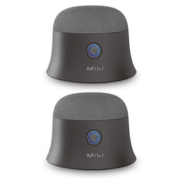 Ultron Mag Soundmate Pack de 2 Altavoces Magnéticos Bluetooth Gris