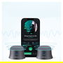 Ultron Mag Soundmate Altavoz Bluetooth Portátil Inalámbrico 2 Unidades Gris para Tablet/Smartphone