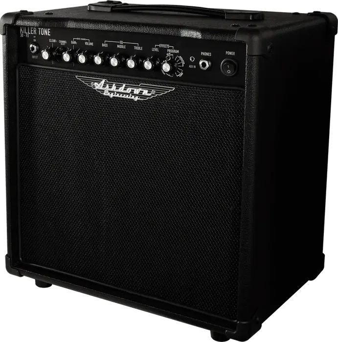 Ashdown Amplificador Guitarra Combo Killer Tone KT30 1x10" 30W Transistores con Delay, Chorus, Flanger, Phaser, Tremolo y Reverb