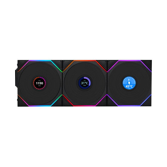 Lian Li UNI FAN TL LCD 140mm Negro Lian Li UNI FAN TL LCD 140mm Negro