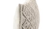 DKD Home Decor Cojín de Algodón Macramé Hecho a Mano Crudo 50x30