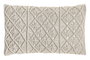 DKD Home Decor Cojín de Algodón Macramé Hecho a Mano Crudo 50x30