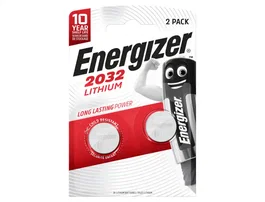 Energizer Pila de Litio Botón 2032, Blister de 2 Unidades - Pilas Especiales de Larga Duración para Dispositivos