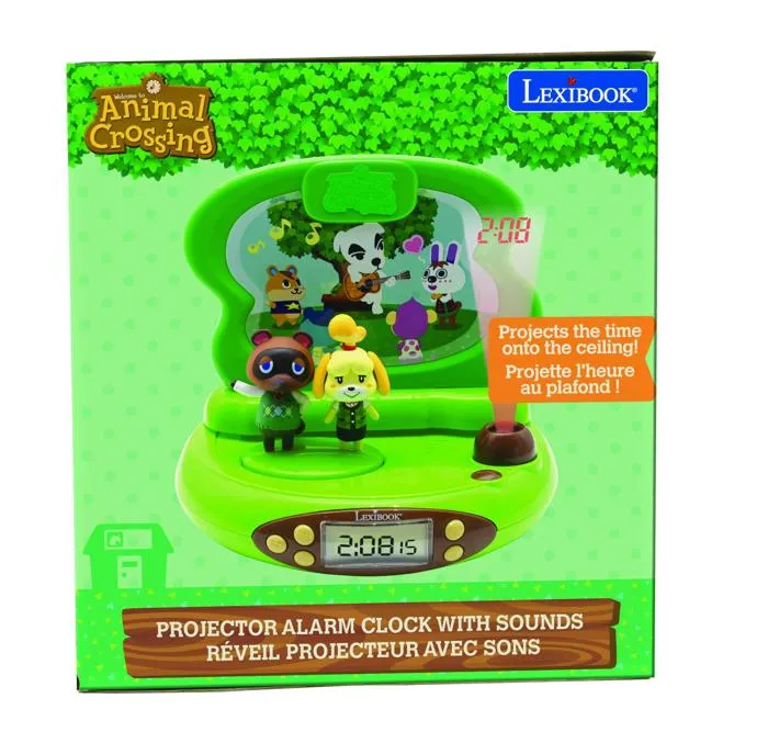 Lexibook Reloj Despertador Proyector 3D Animal Crossing con Sonidos Lexibook Reloj Despertador Proyector 3D Animal Crossing con Sonidos