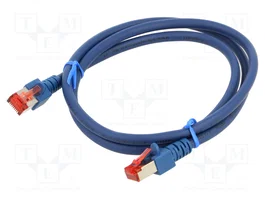 HELU Patch cord S/FTP Cat 6 RJ45 1m azul