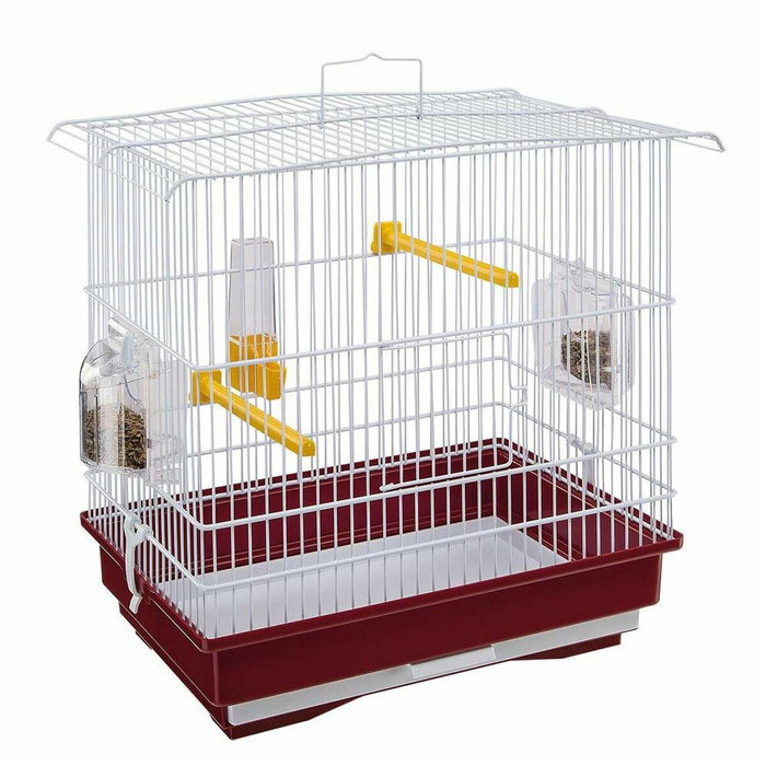 Ferplast Jaula GIUSY para pájaros rojos y blancos Ferplast Jaula GIUSY para pájaros rojos y blancos
