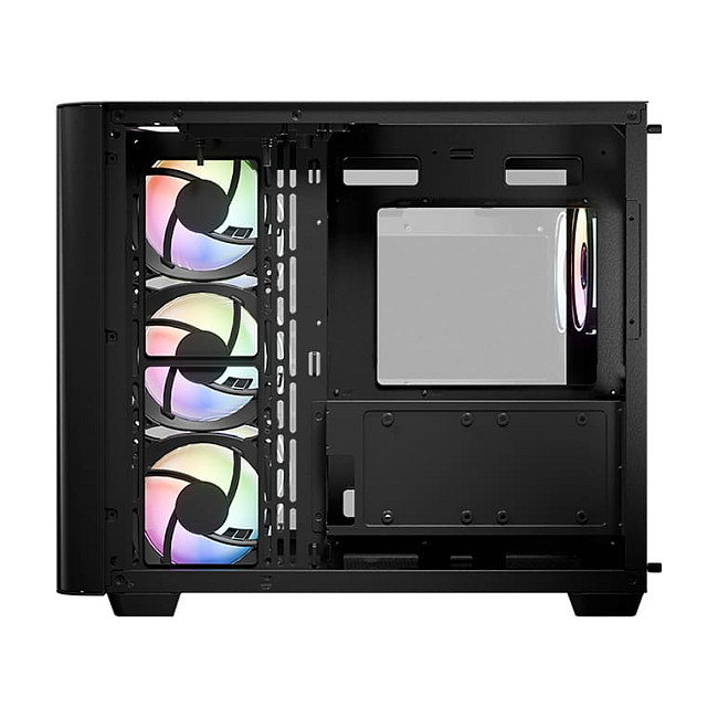LC-Power Midi Tower Gaming 8001B Pro-Storm Dark - Negro, Vidrio Templado, RGB