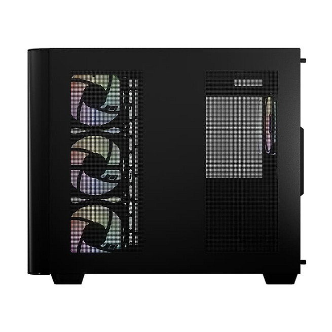 LC-Power Midi Tower Gaming 8001B Pro-Storm Dark - Negro, Vidrio Templado, RGB