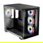 LC-Power Midi Tower 8001B Pro-Storm Dark Negra Vidrio Templado Gaming ATX ATX, micro ATX, Mini-ITX