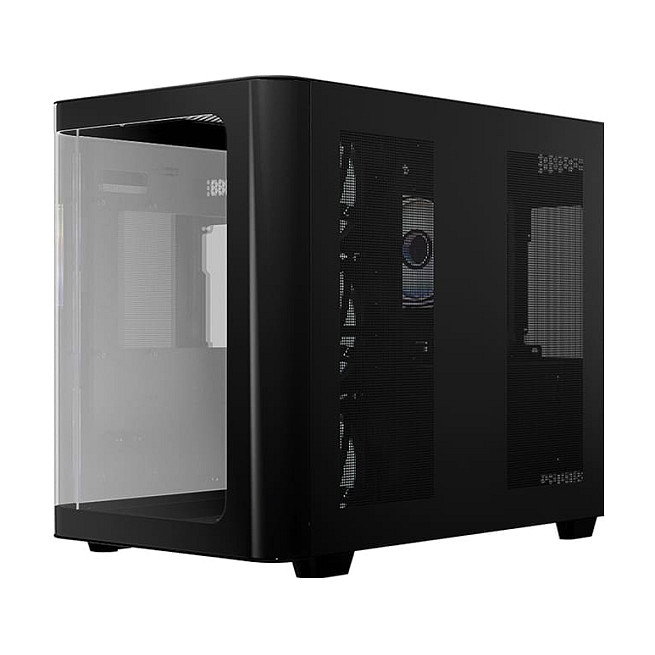 LC-Power Midi Tower Gaming 8001B Pro-Storm Dark - Negro, Vidrio Templado, RGB