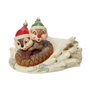 Enesco Figura Chip & Dale en Trineo Navideño
