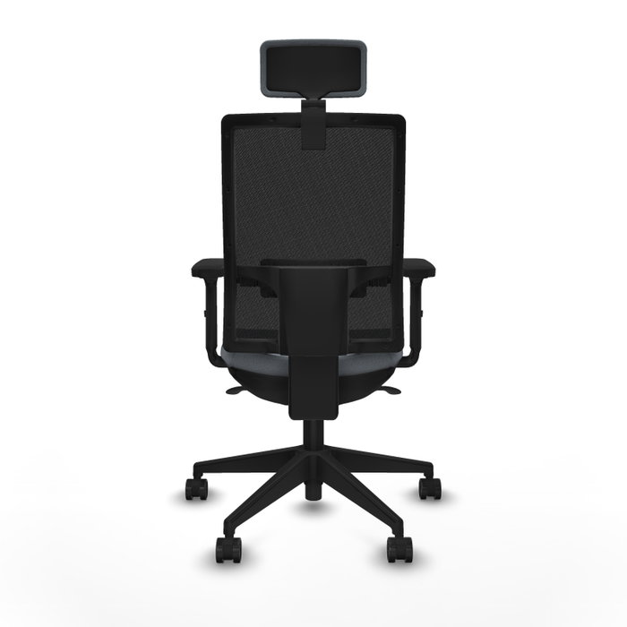 PIQUERAS Y CRESPO Silla de oficina Horna con mecanismo Sincro Gris y Negro PIQUERAS Y CRESPO Silla de oficina Horna con mecanismo Sincro Gris y Negro