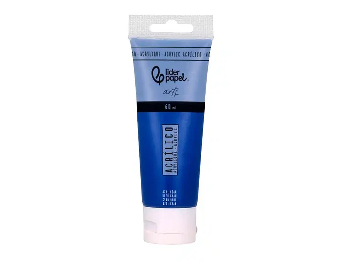 Liderpapel Pintura Acrílica 60 ml Azul Cian