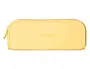 Antartik Prisma Estuche Portatodo Rectangular de Silicona Soft, Amarillo, 185x50x75 mm