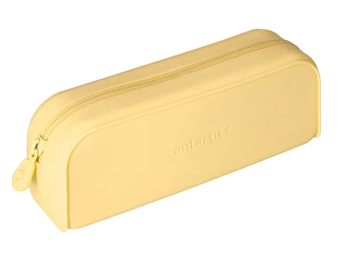 Antartik Prisma Estuche Portatodo Rectangular de Silicona Soft, Amarillo, 185x50x75 mm Antartik Prisma Estuche Portatodo Rectangular de Silicona Soft, Amarillo, 185x50x75 mm