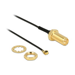 DeLOCK 89471 Cable de antena coaxial RP-SMA a MHF/ U.FL-LP-068