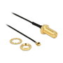 DeLOCK 89471 Cable de antena coaxial RP-SMA a MHF/ U.FL-LP-068