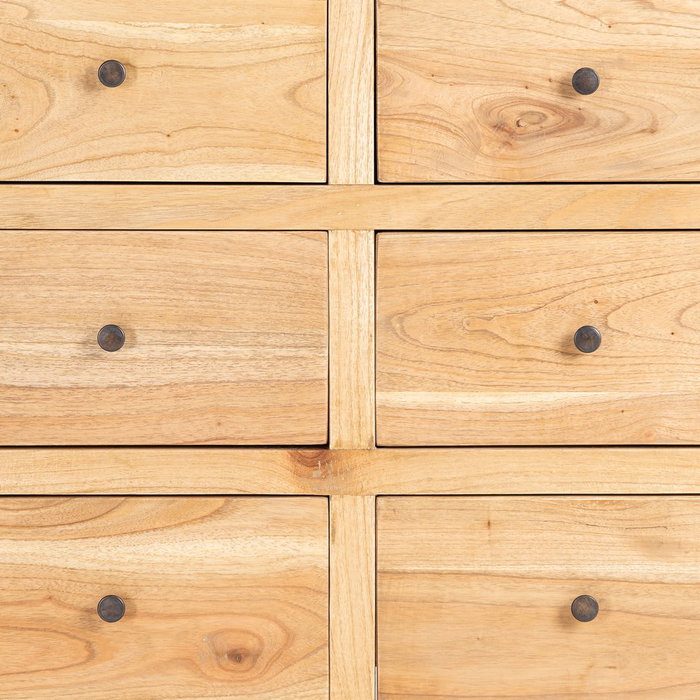 Ixia Aparador Mindi en madera natural 170 x 40 x 88 cm