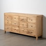 Ixia Aparador Mindi en madera natural 170 x 40 x 88 cm