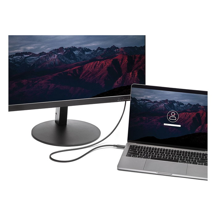 StarTech.com Cable Adaptador USB-C a Mini DisplayPort 1.8m 4K 60Hz Negro USBC a MDP