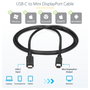 StarTech.com Cable Adaptador USB-C a Mini DisplayPort 1.8m 4K 60Hz Negro USBC a MDP