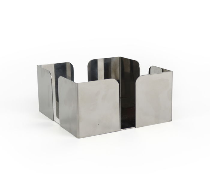 My Bar Servilletero Cocktail Acero Inoxidable 12.5 cm x 12.5 cm x 6 cm (24 Unidades)