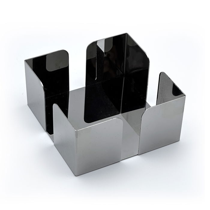 My Bar Servilletero Cocktail Acero Inoxidable 12.5 cm x 12.5 cm x 6 cm (24 Unidades)