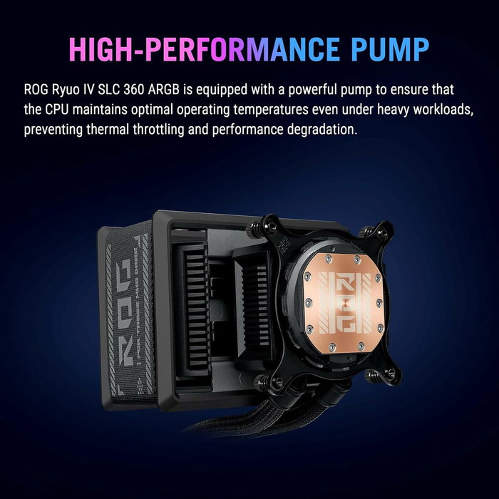 ASUS ROG RYuo IV SLC 360 ARGB Negro ASUS ROG RYuo IV SLC 360 ARGB Negro