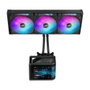 ASUS ROG RYUO IV SLC 360 ARGB - Kit Refrigeración Líquida AIO, Radiador 360 mm, Ventiladores 120 mm, Pantalla AMOLED, Compatible Intel LGA 1700/1851 y AMD AM4/AM5