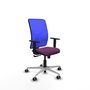 PIQUERAS Y CRESPO Silla de oficina Motilla con mecanismo Sincro, Morado y Azul