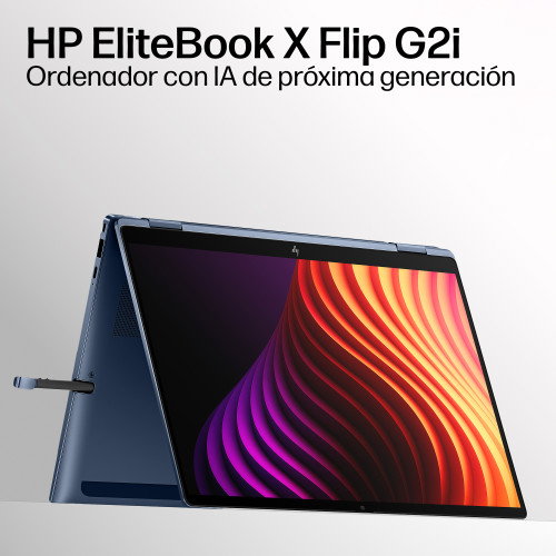 HP EliteBook X Flip G2i 14 pulg. Intel Core Ultra 5, 32 GB, 512 GB SSD, Azul HP EliteBook X Flip G2i 14 pulg. Intel Core Ultra 5, 32 GB, 512 GB SSD, Azul