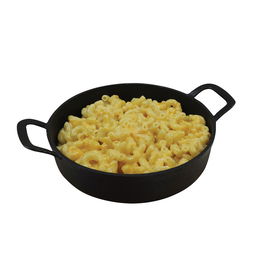 TABLECRAFT - CW30142/6 - Pack de 6 unidades - Cazuelita miniatura redonda 530 ml - 15,8 x 15,8 x 4 cm - 20,5 cm Ø con asa - Negro