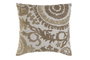 DKD Home Decor Cojín de Algodón Bordado Beige Sherezade23