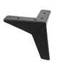 Q&Q Pata Plástico Modelo Togo 130x130 mm Acabados Blanco Mate, Negro Mate y Madera Altura H120