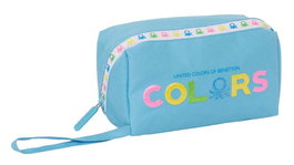 Estuche Escolar Benetton Spring Azul cielo 22 x 10 x 10 cm
