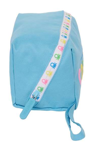 Estuche Escolar Benetton Spring Azul cielo 22 x 10 x 10 cm